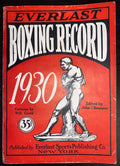 1930 Everlast Boxing Record Book - Edited by John J. Romano with Cartoons by Will. Gould (352 pages)
