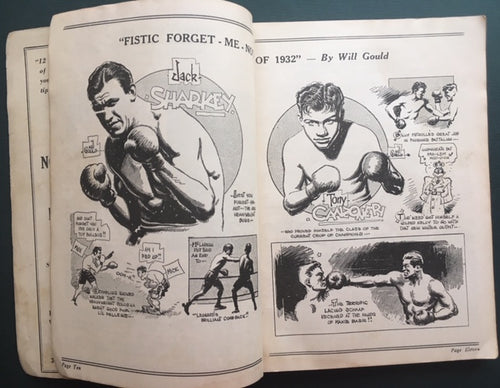 1933 Everlast Boxing Record Book