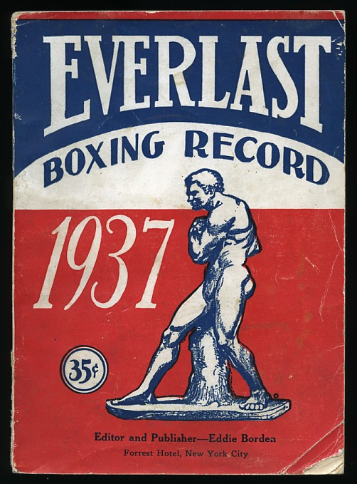 1937 Everlast Boxing Record Book
