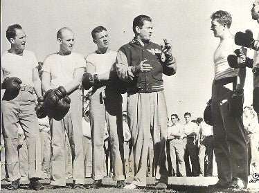 1941 Gene Tunney Trains our Nation's Finest - Vintage Boxing Photograph