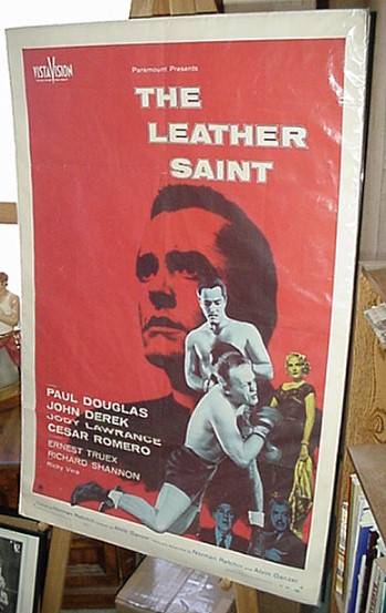 1956 "The Leather Saint" Full One-sheet Boxing Movie Poster 27x41