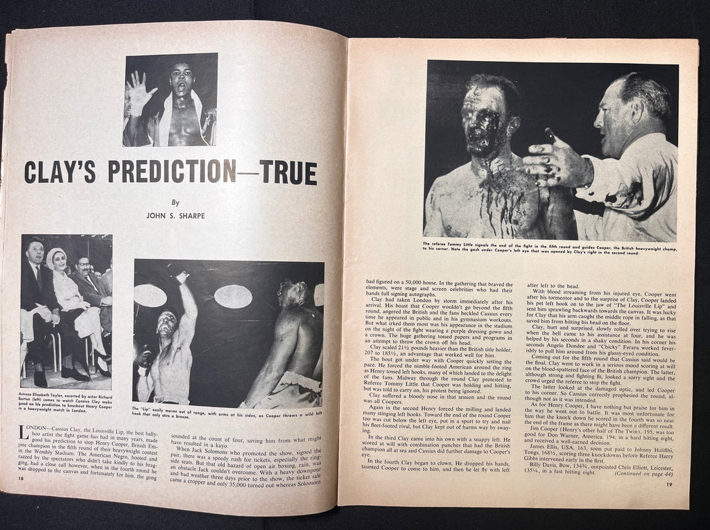 1963 September - The Ring Magazine - Muhammad Ali / Cassius Clay "Some People Talk Too Much"
