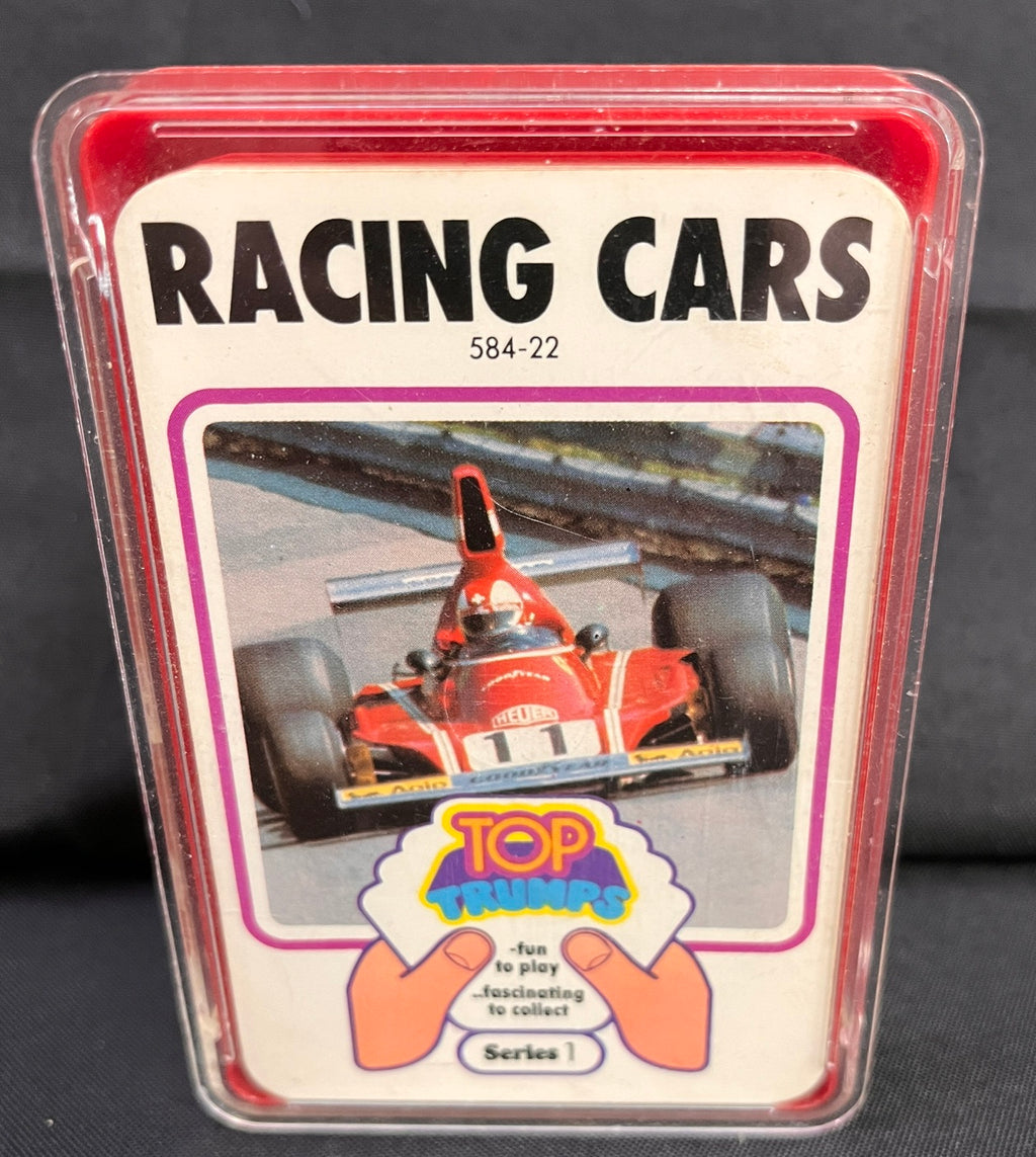 1975 Dubreq F1 RACING CARS Top-Trumps Complete Set (32+) Graham Hill, Emerson Fittipaldi, Jacky Ickx, Clay Regazzoni