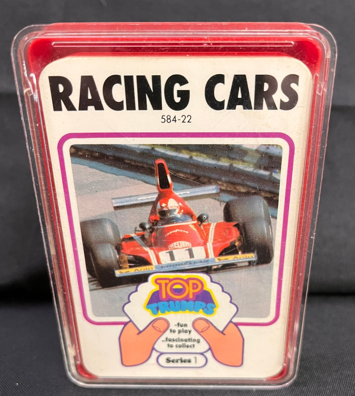 1975 Dubreq F1 RACING CARS Top-Trumps Complete Set (32+) Graham Hill, Emerson Fittipaldi, Jacky Ickx, Clay Regazzoni