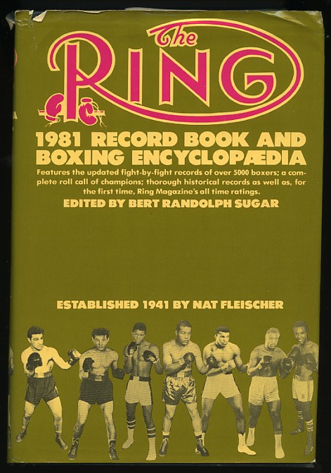 1981 The Ring Record Book and Boxing Encyclopedia with Dustjacket