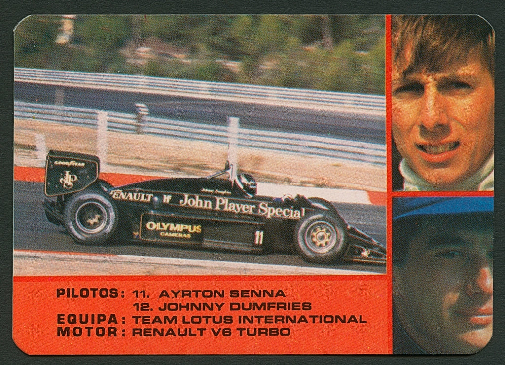 1986 FORMULA 1 Complete Card Set (16) Portugal AYRTON SENNA, ALAIN PROST, NIGEL MANSELL ++++