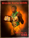 1988 Computer Boxing Update Record Book: Volume 5 By Ralph Citro - Thomas Hearns on Cover