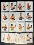 1991 Ideal Albums BOXING GREATS Complete Set (25) Cards JACK JOHNSON, JACK DEMPSEY, SAM LANGFORD +++