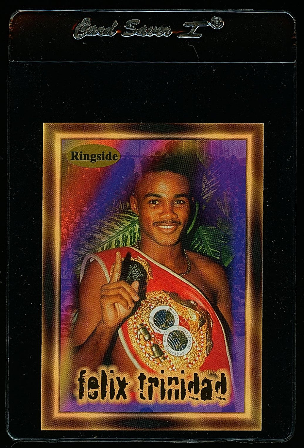 Felix Trinidad "Tito" (RC Rookie Card) - 1996 Ringside Boxing Card #37 HOF'er Puerto Rico