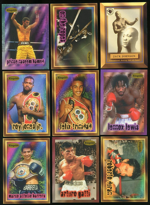 1996 RINGSIDE BOXING CARDS Unopened Box (24 Packs) FELIX TRINIDAD, MARCO ANTONIO BARRERA, PRINCE NASEEM HAMED Rookie Cards