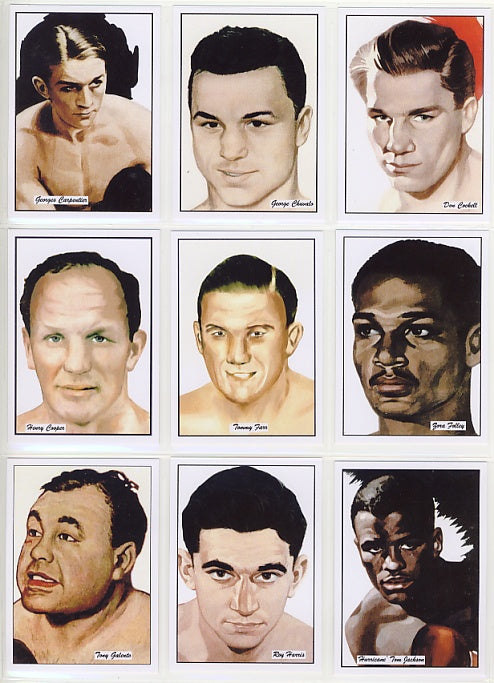 2000 World Heavyweight Contenders by JF Sporting Collectibles - Boxing Cards Complete Set