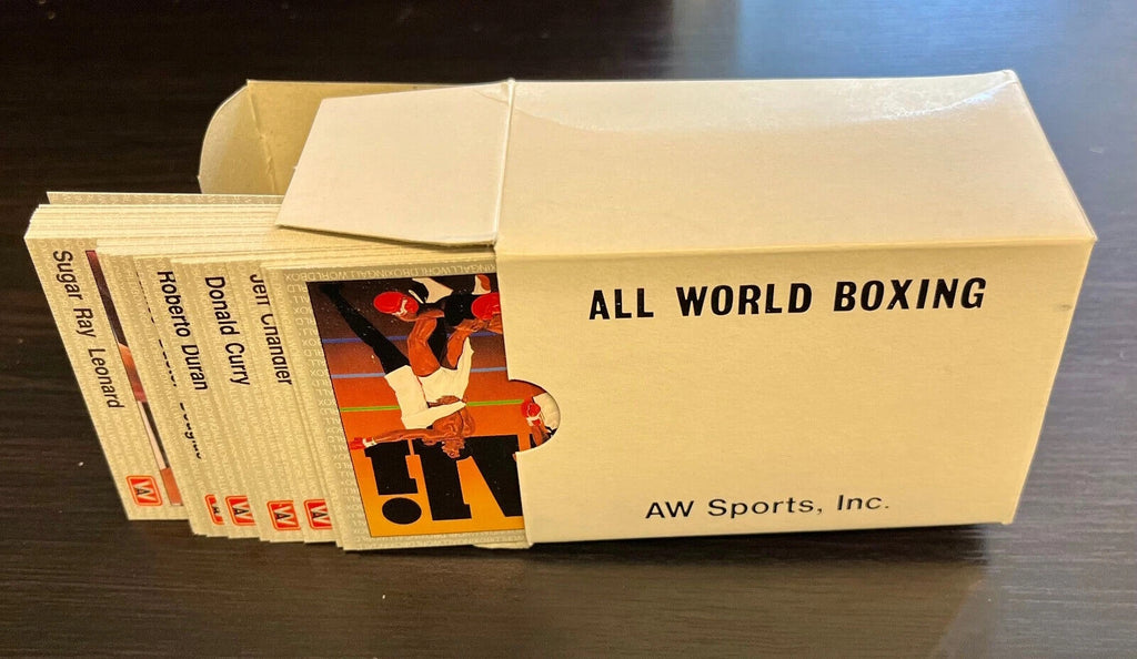 All World AW Boxing Cards - Complete 1991 Factory Issued Box Set of 149 Cards