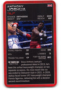 ANTHONY JOSHUA 2024 Top Trumps Boxing Card BOXING ICONS "AJ"