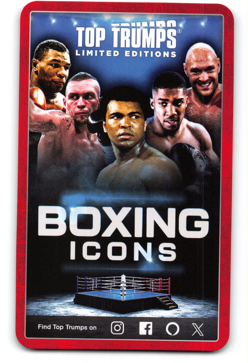ANTHONY JOSHUA 2024 Top Trumps Boxing Card BOXING ICONS "AJ"