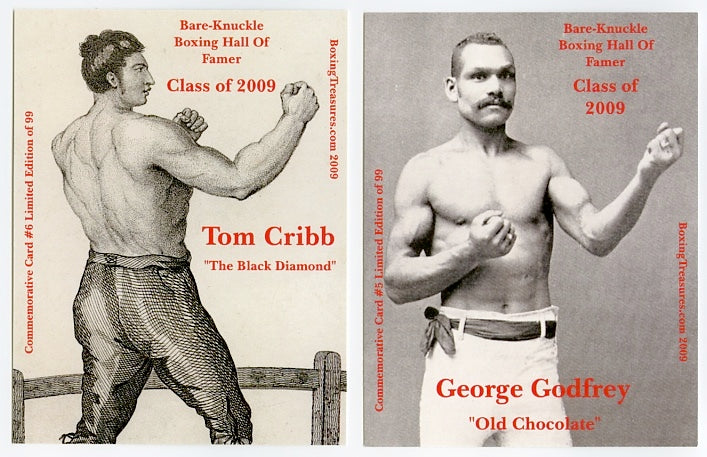 2009 Boxing Cards BARE-KNUCKLE BOXING HALL OF FAME Inaugural Limited Edition Complete Set of 10 Cards