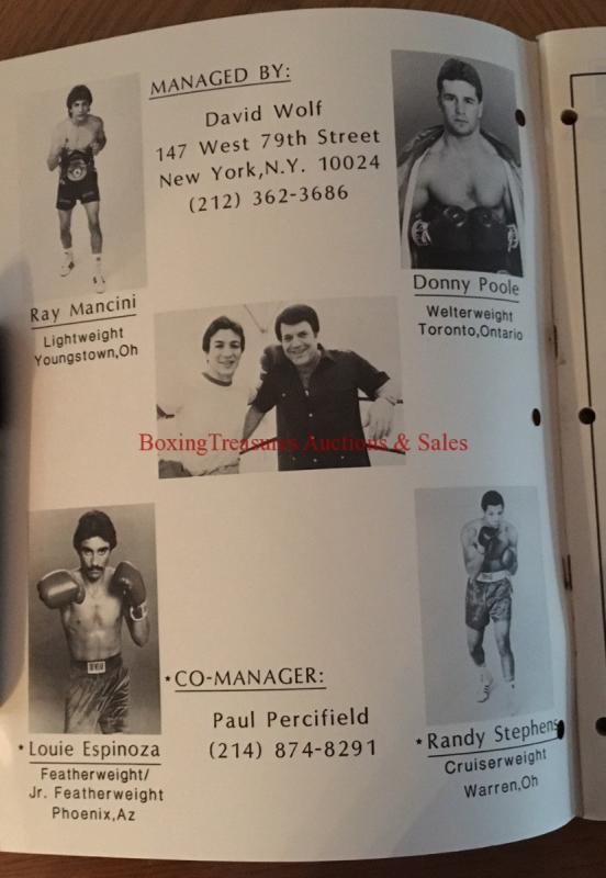 1984 COMPUTER BOXING UPDATE VOLUME 2 Record Book by Ralph Citro INDEX PICTURED