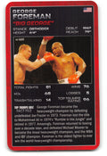 GEORGE FOREMAN 2024 Top Trumps Boxing Card BOXING ICONS "Big George"