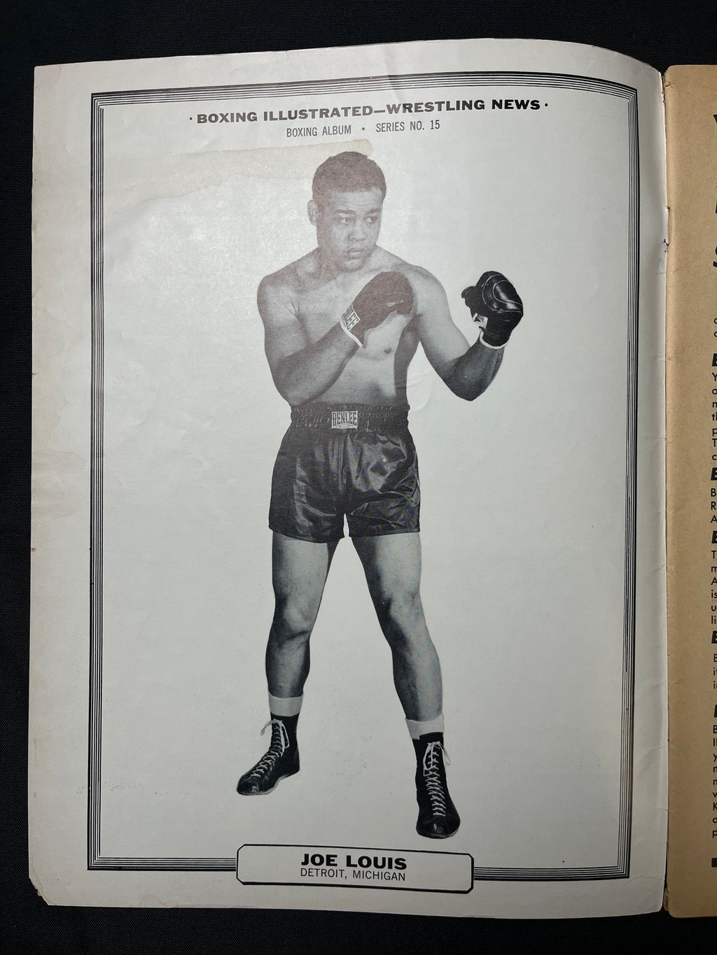 1960 December - Boxing Illustrated - Archie Moore on Cover, early Cassius Clay/Muhammad Ali feature article