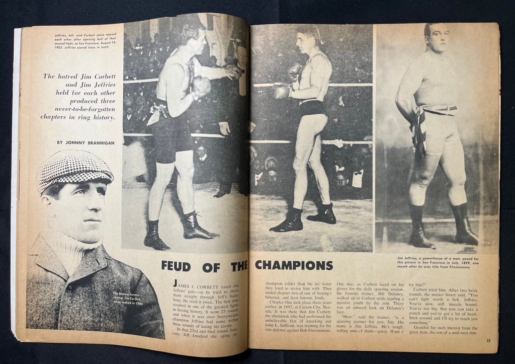 1960 December - Boxing Illustrated - Archie Moore on Cover, early Cassius Clay/Muhammad Ali feature article