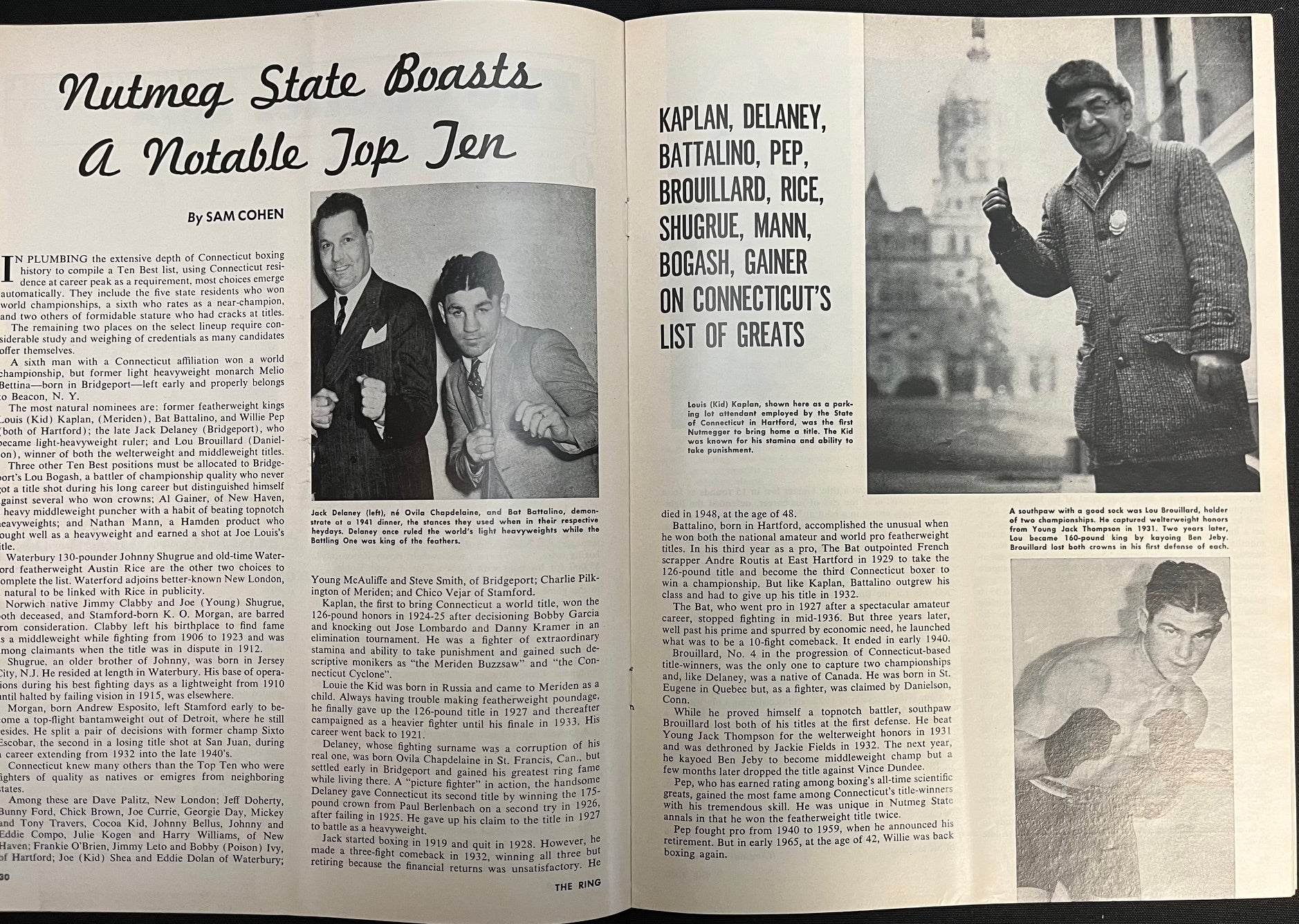 1968 May - The Ring Magazine - Jimmy Ellis vs. Jerry Quarry on cover