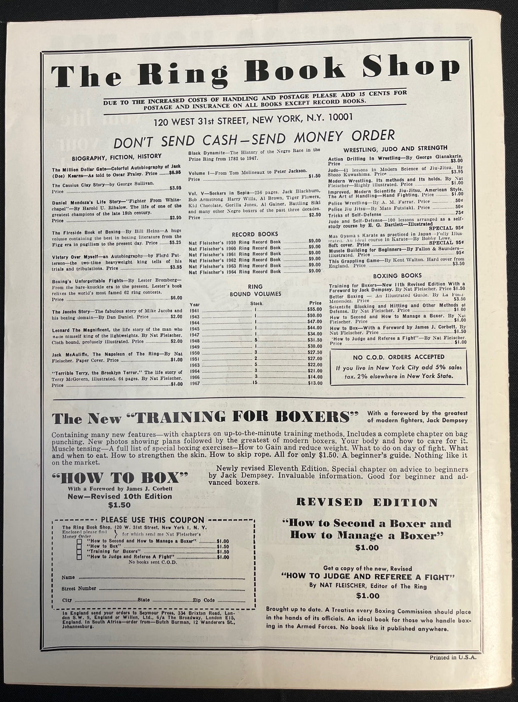 1968 May - The Ring Magazine - Jimmy Ellis vs. Jerry Quarry on cover