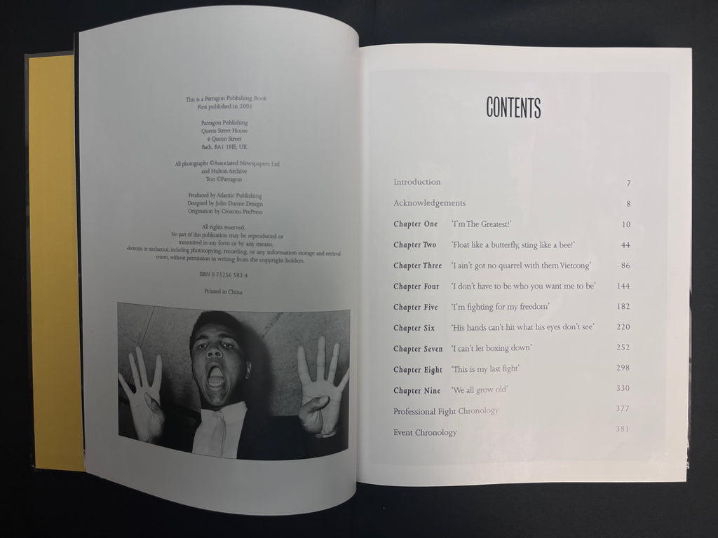 Muhammad Ali : The Unseen Archives by William Strathmore - 2001 Edition Boxing Book (Illustrated Hardcover) - Hundreds of Images from the Daily Mail (UK)