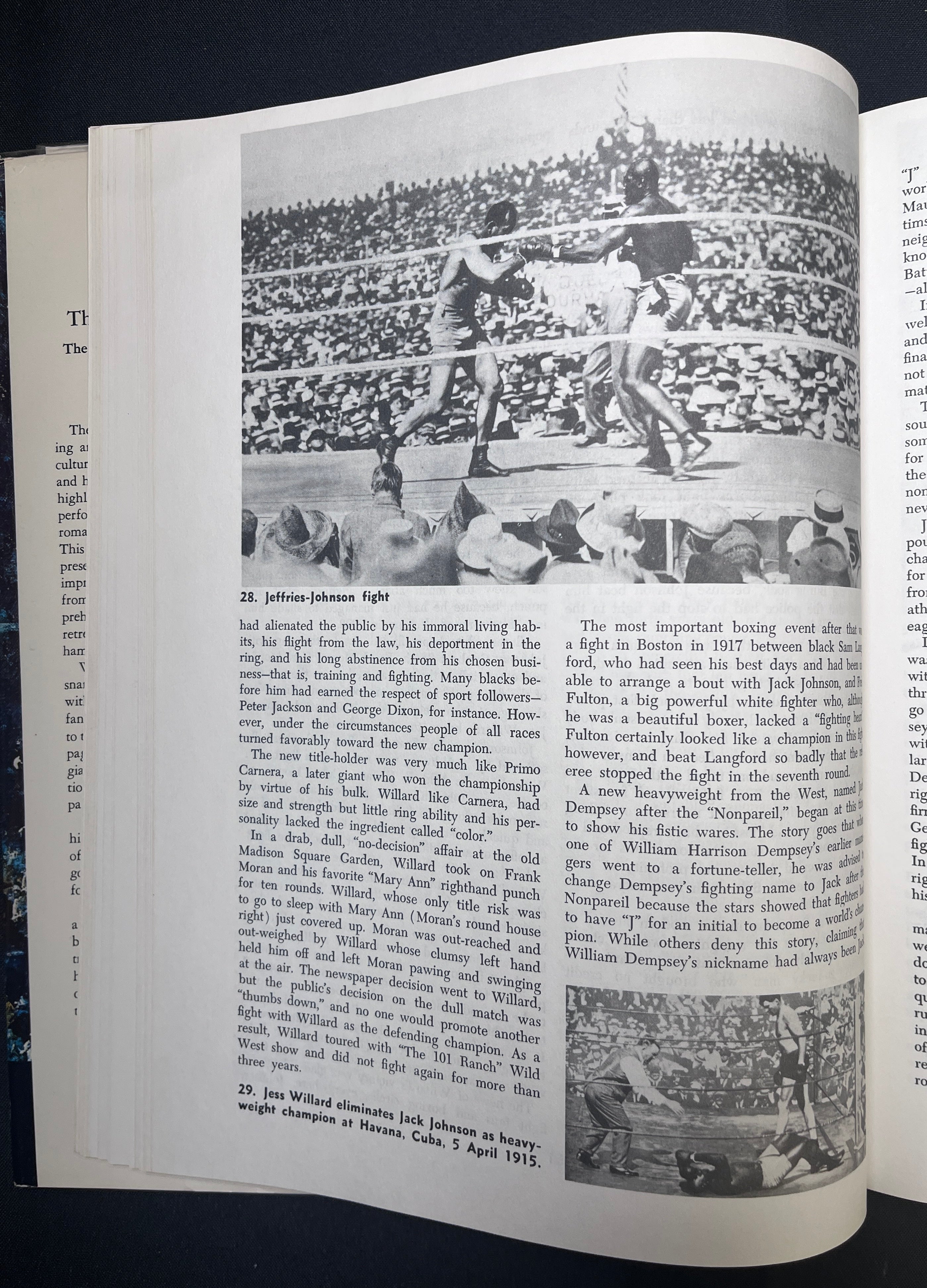 The Saga Of The Fist by John Grombach - 1977 Edition Boxing Book (Hardcover with Dustjacket) - "The 9000 Year Story of Boxing in Text and Pictures"