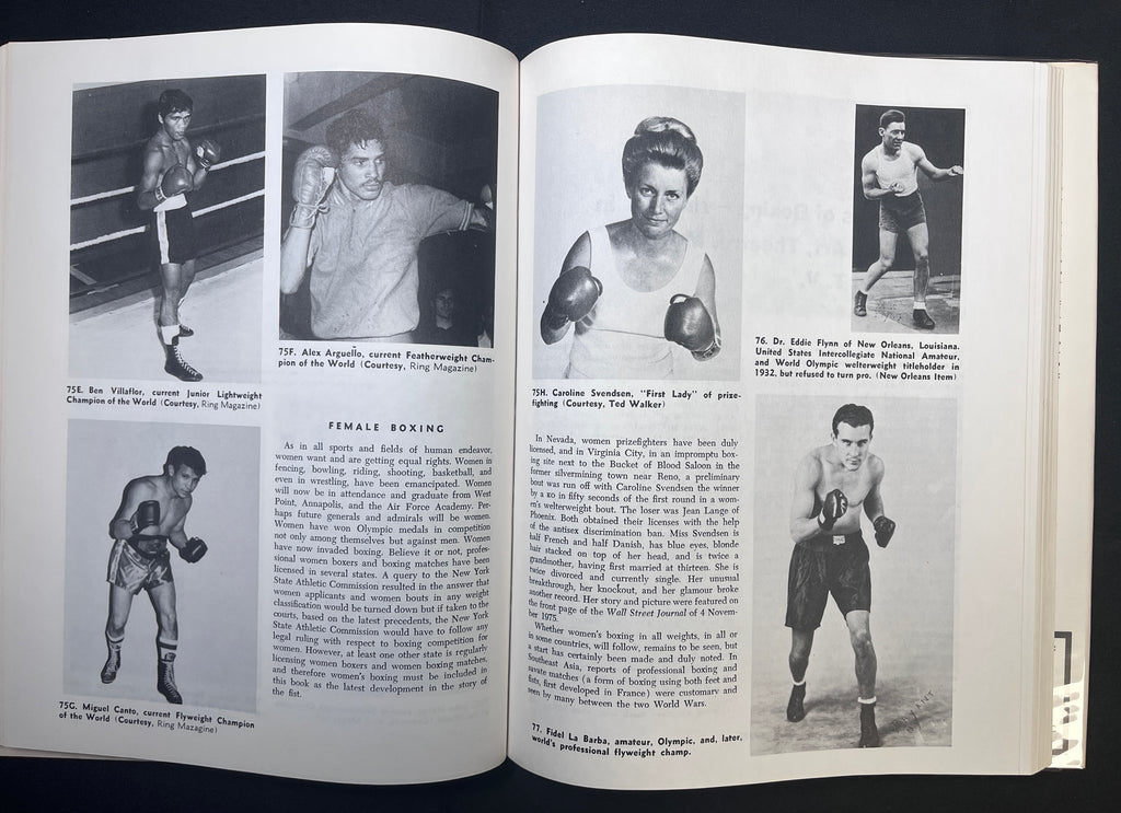 The Saga Of The Fist by John Grombach - 1977 Edition Boxing Book (Hardcover with Dustjacket) - "The 9000 Year Story of Boxing in Text and Pictures"