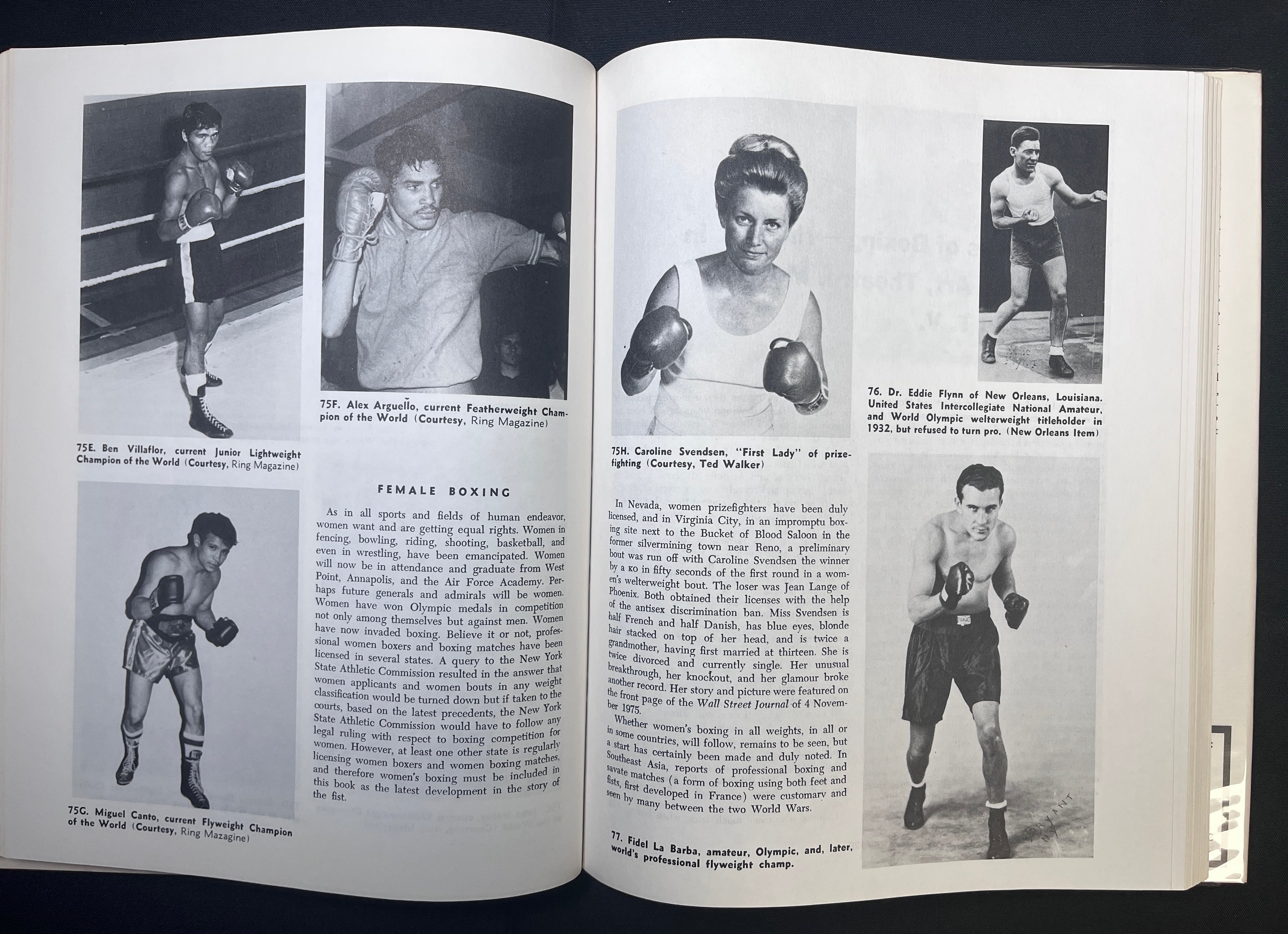 The Saga Of The Fist by John Grombach - 1977 Edition Boxing Book (Hardcover with Dustjacket) - "The 9000 Year Story of Boxing in Text and Pictures"