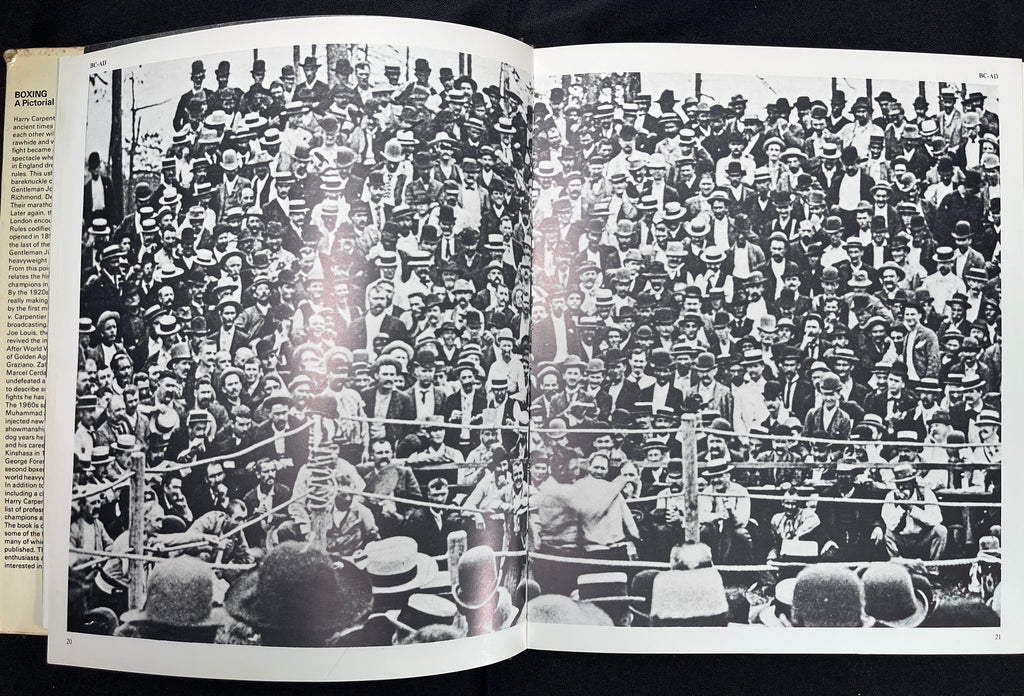 Boxing : A Pictorial History by Harry Carpenter with a foreword by Muhammad Ali - 1975 Edition Boxing Book (Hardcover w/ Dustjacket)