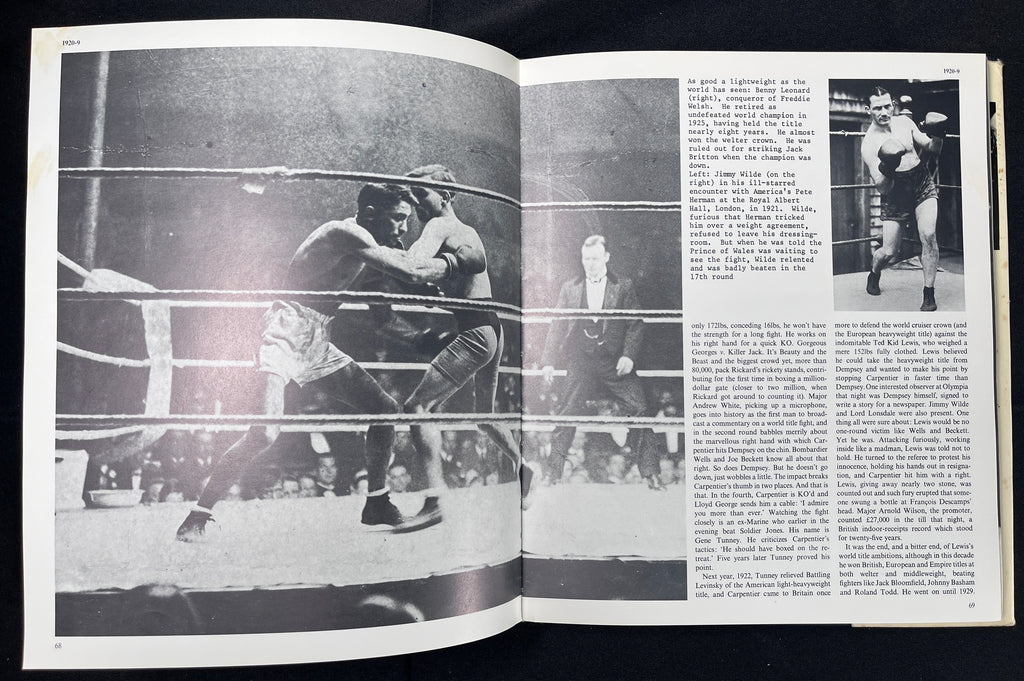 Boxing : A Pictorial History by Harry Carpenter with a foreword by Muhammad Ali - 1975 Edition Boxing Book (Hardcover w/ Dustjacket)