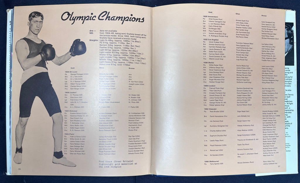 Boxing : A Pictorial History by Harry Carpenter with a foreword by Muhammad Ali - 1975 Edition Boxing Book (Hardcover w/ Dustjacket)