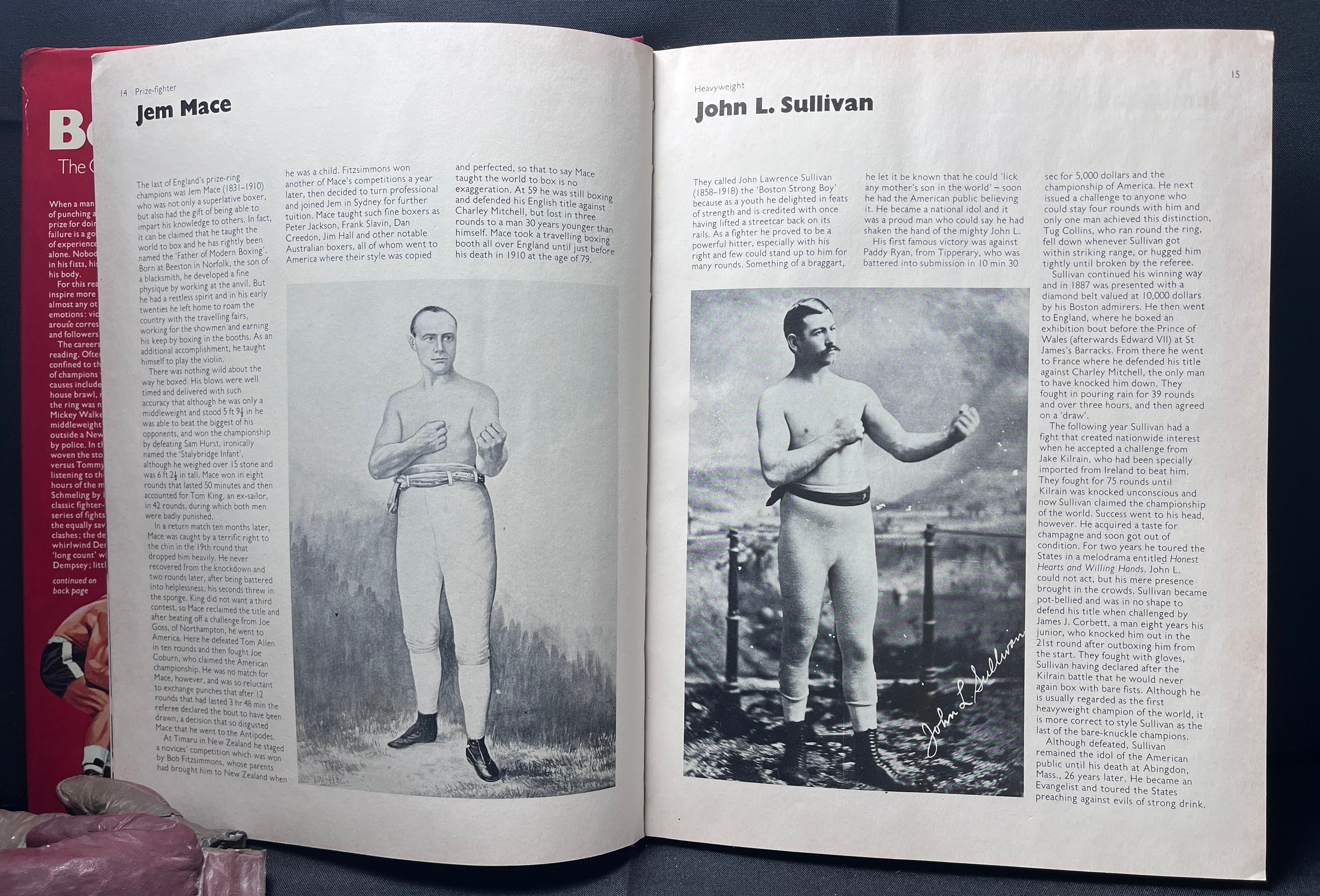 The Encyclopedia Of Boxing by Gilbert Odd - 1974 Edition Boxing Book (Hardcover w/Dustjacket) Hamlyn Publishing