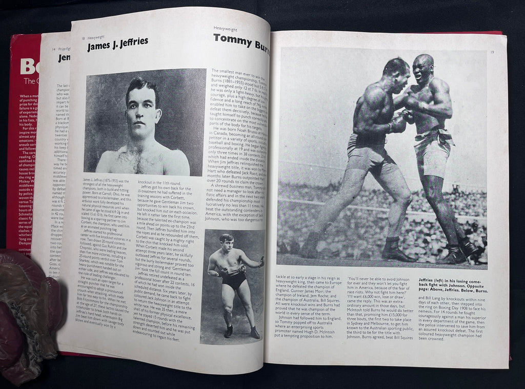 The Encyclopedia Of Boxing by Gilbert Odd - 1974 Edition Boxing Book (Hardcover w/Dustjacket) Hamlyn Publishing