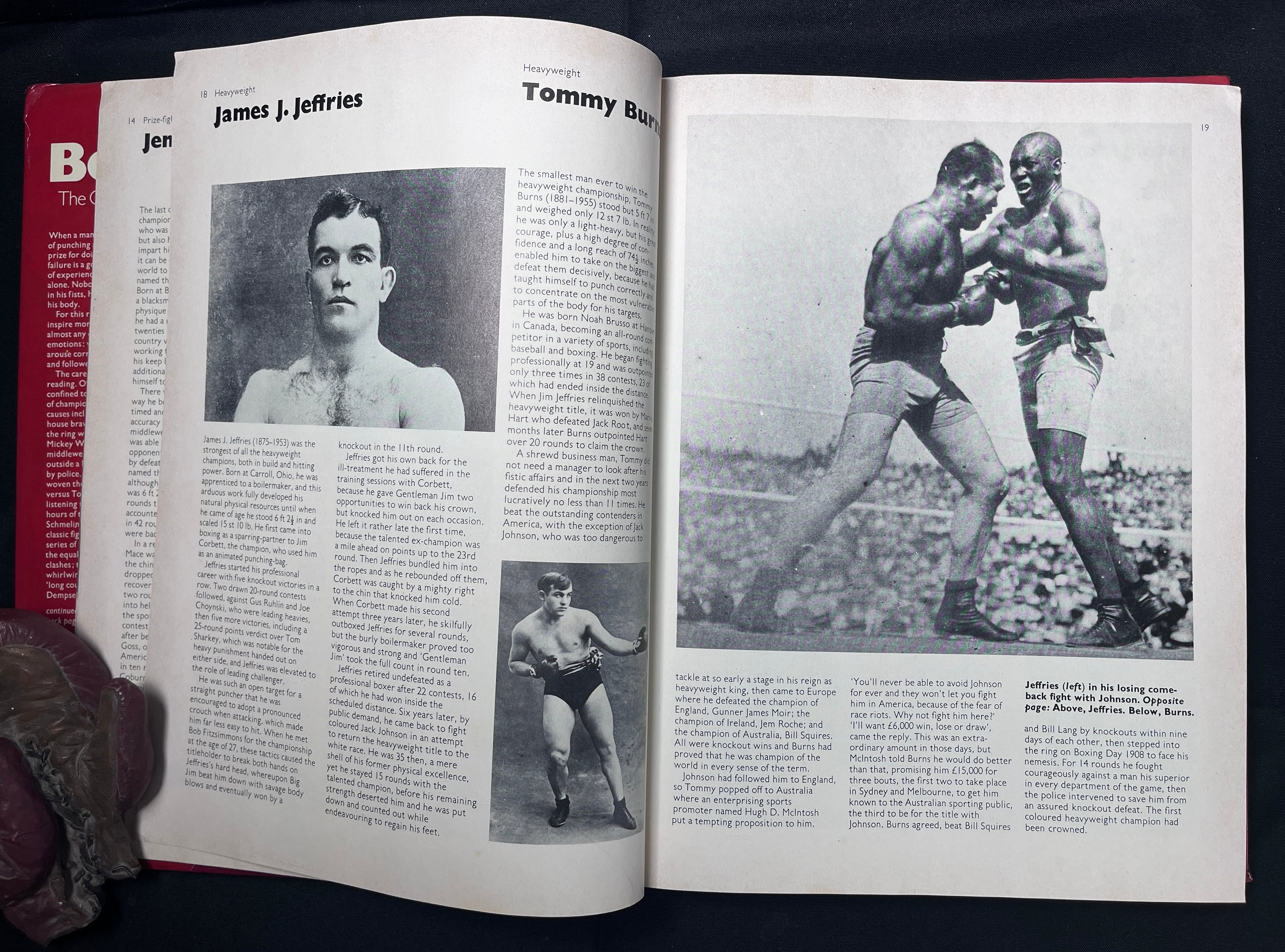 The Encyclopedia Of Boxing by Gilbert Odd - 1974 Edition Boxing Book (Hardcover w/Dustjacket) Hamlyn Publishing