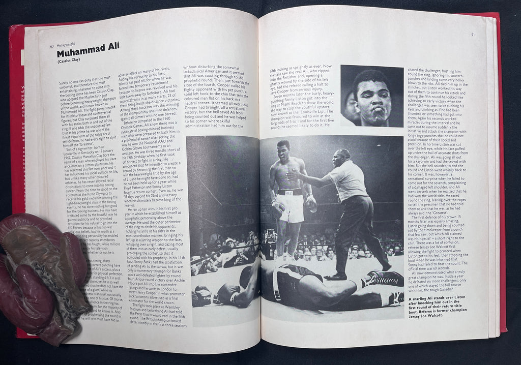 The Encyclopedia Of Boxing by Gilbert Odd - 1974 Edition Boxing Book (Hardcover w/Dustjacket) Hamlyn Publishing