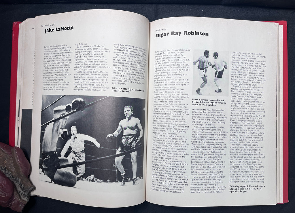 The Encyclopedia Of Boxing by Gilbert Odd - 1974 Edition Boxing Book (Hardcover w/Dustjacket) Hamlyn Publishing