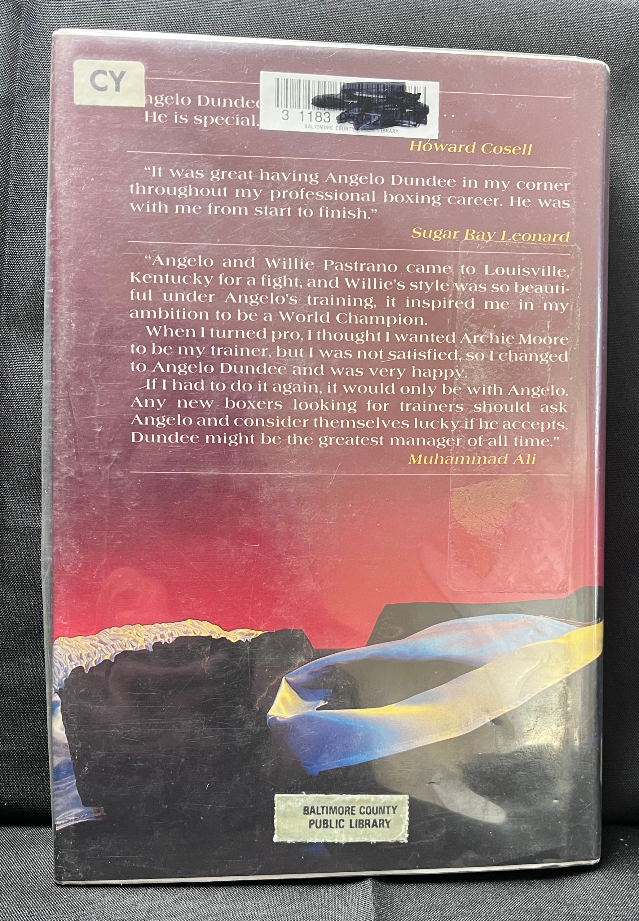 I Only Talk Winning by Angelo Dundee w/Mike Winters - 1985 Edition Boxing Book (Hardcover w/Dustjacket) Foreword by Howard Cosell