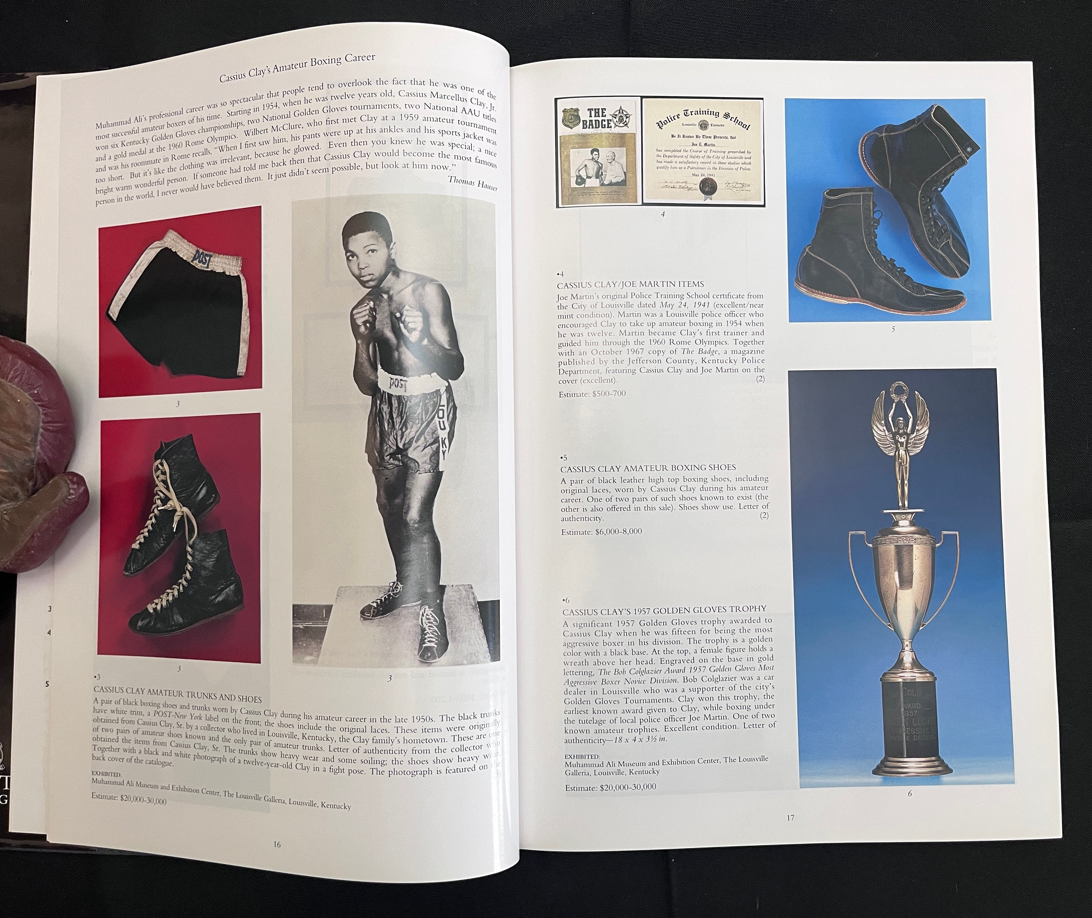 Muhammad Ali : The Paloger Collection - 1997 Christies Memorabilia Auction Catalog (Rarer Hardcover w/ Dustjacket version)