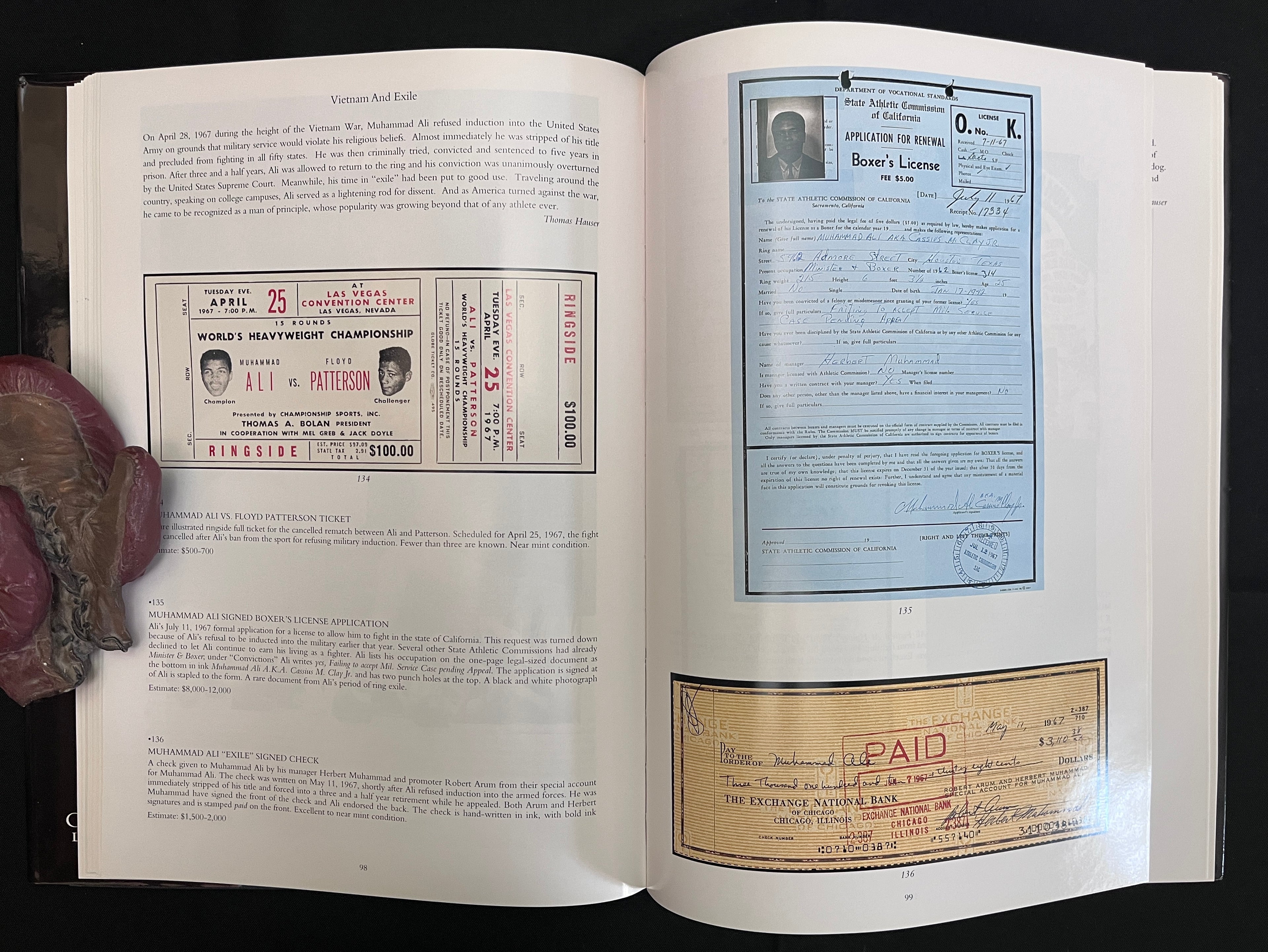 Muhammad Ali : The Paloger Collection - 1997 Christies Memorabilia Auction Catalog (Rarer Hardcover w/ Dustjacket version)