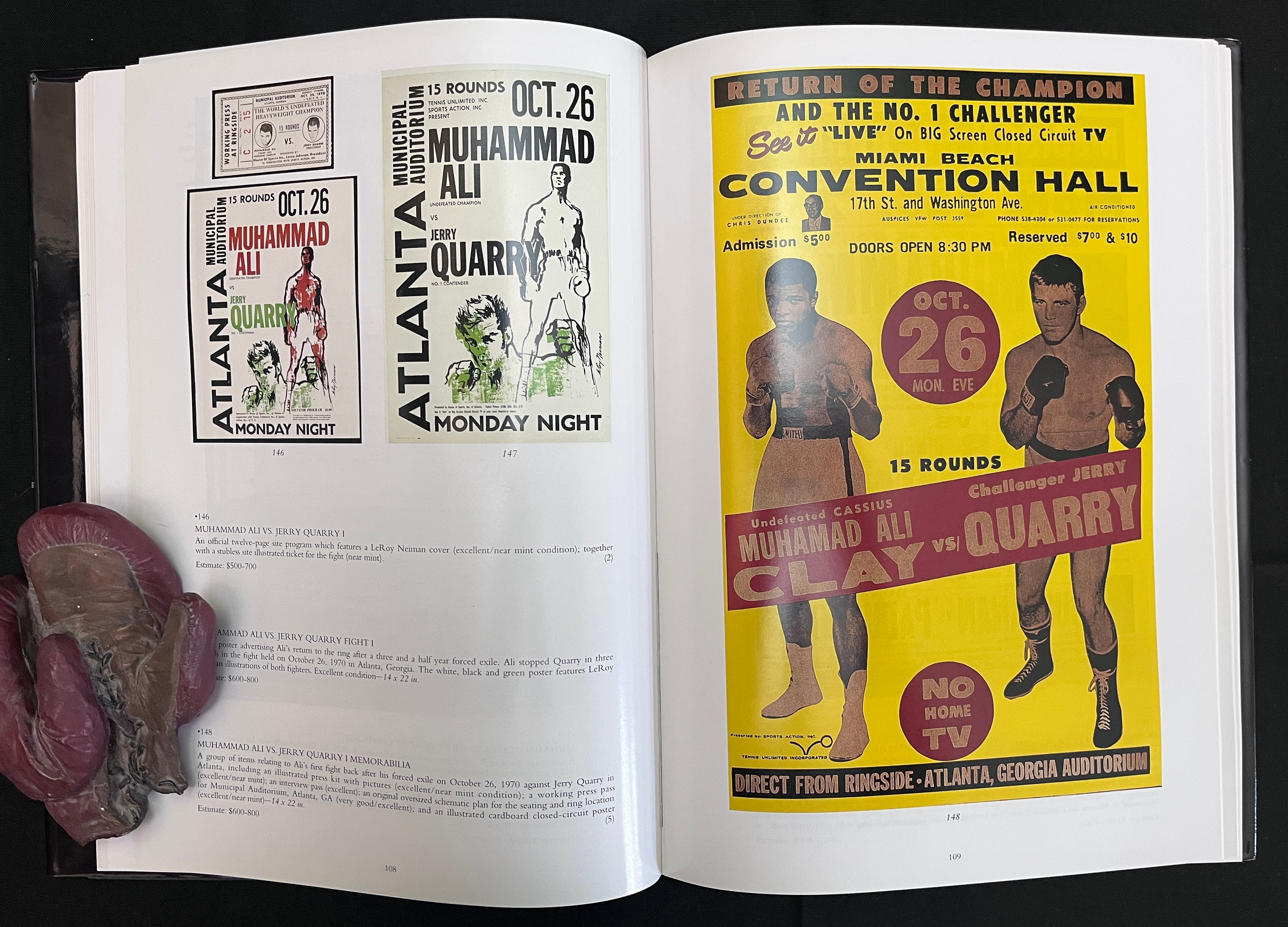 Muhammad Ali : The Paloger Collection - 1997 Christies Memorabilia Auction Catalog (Rarer Hardcover w/ Dustjacket version)
