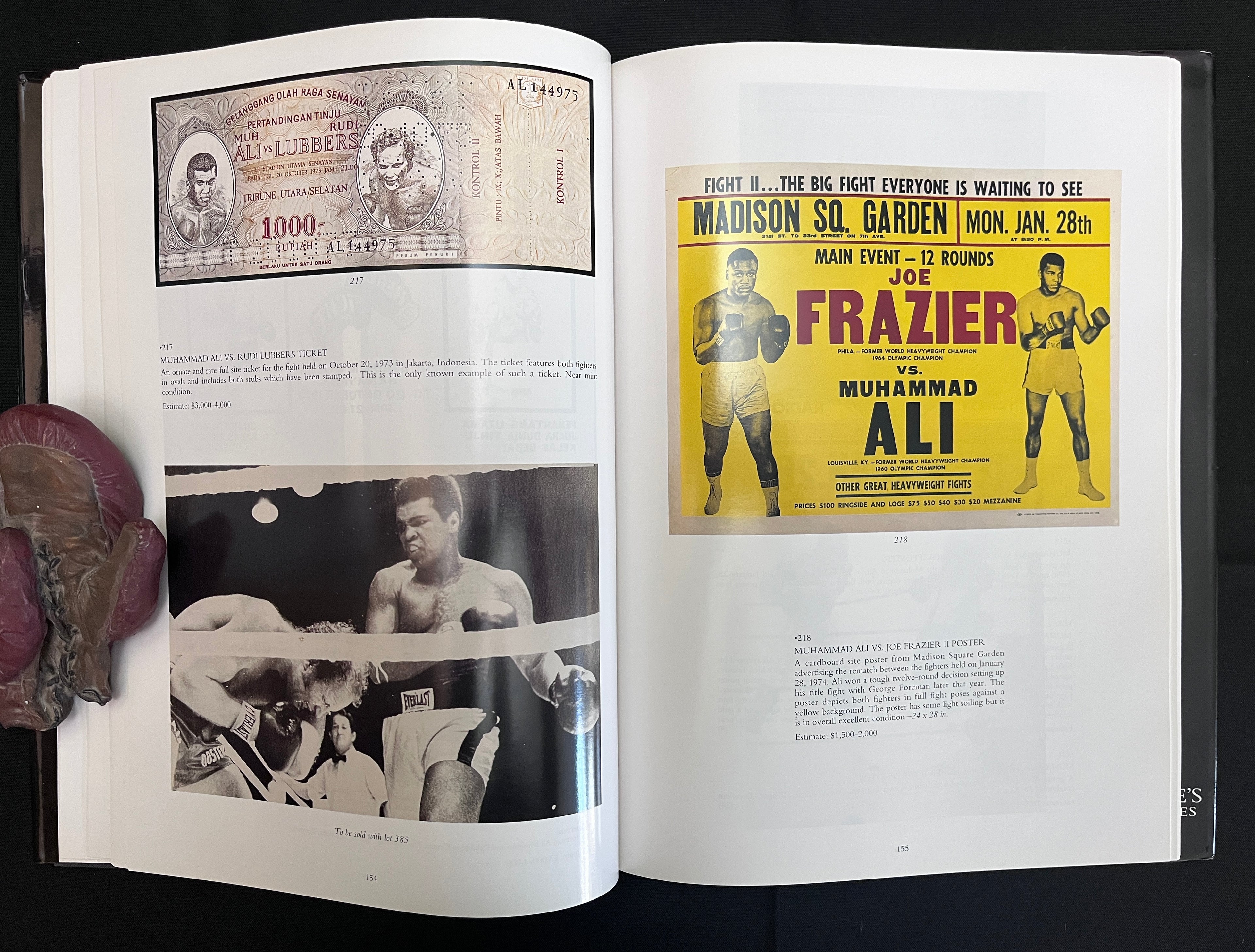 Muhammad Ali : The Paloger Collection - 1997 Christies Memorabilia Auction Catalog (Rarer Hardcover w/ Dustjacket version)