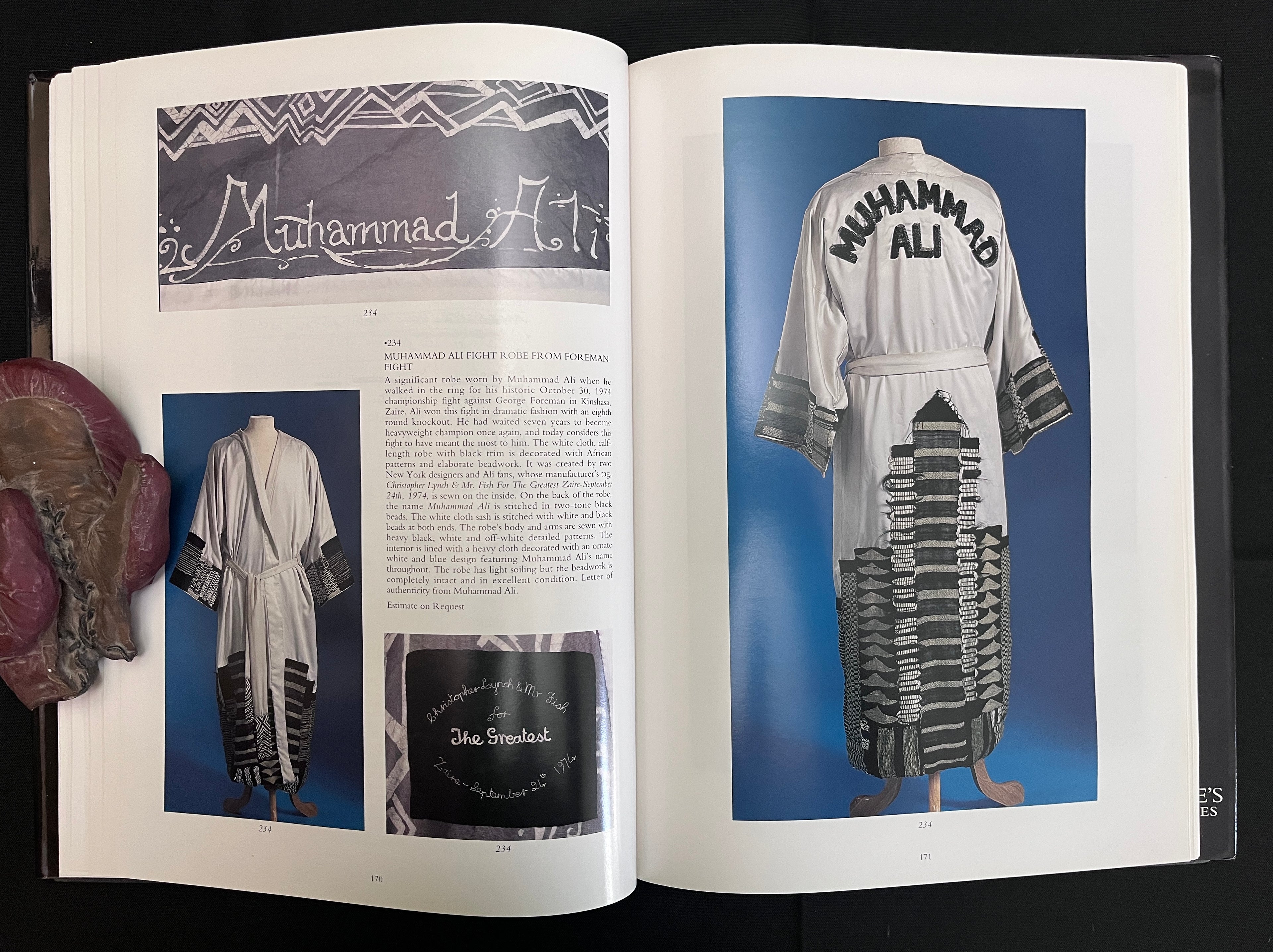 Muhammad Ali : The Paloger Collection - 1997 Christies Memorabilia Auction Catalog (Rarer Hardcover w/ Dustjacket version)