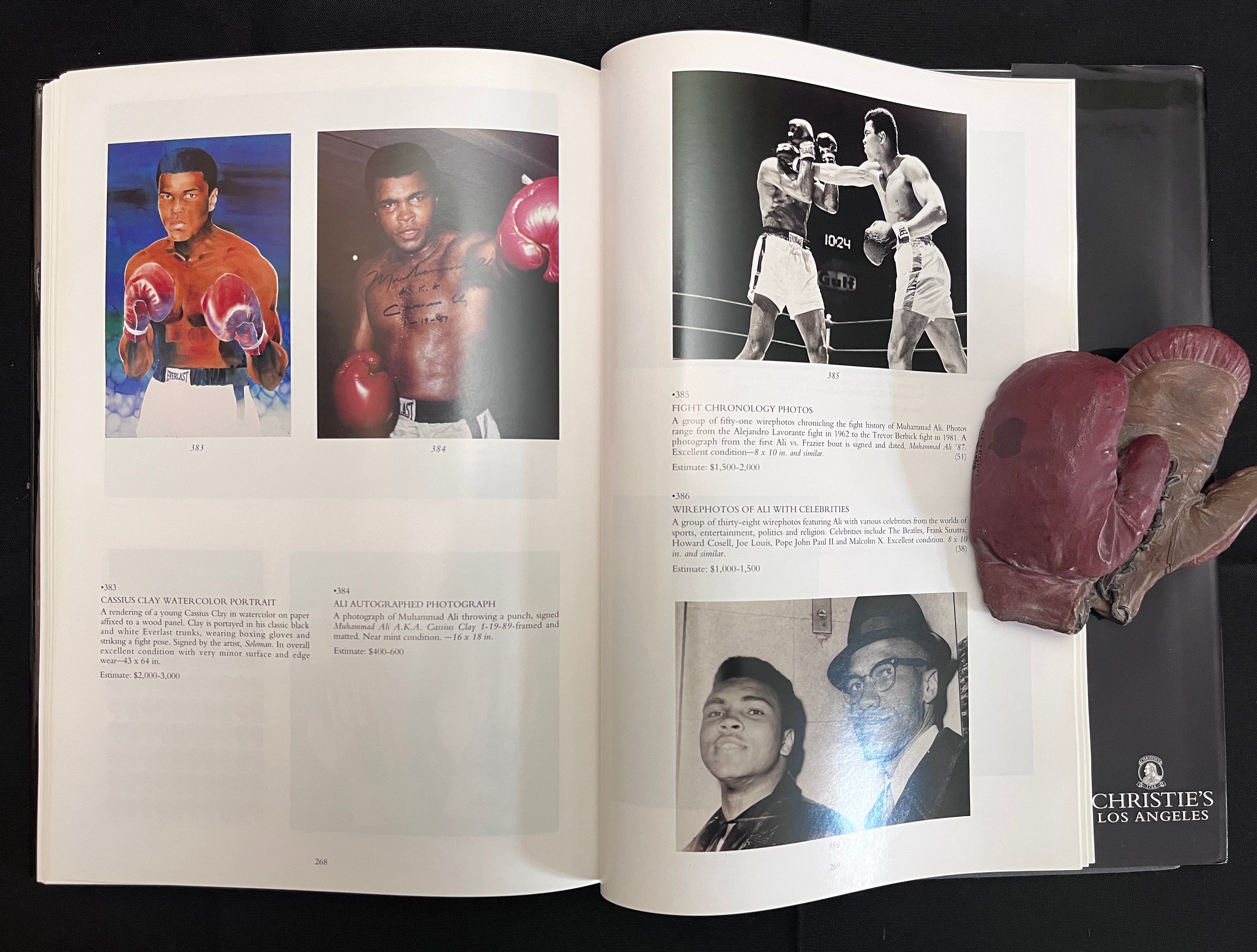 Muhammad Ali : The Paloger Collection - 1997 Christies Memorabilia Auction Catalog (Rarer Hardcover w/ Dustjacket version)