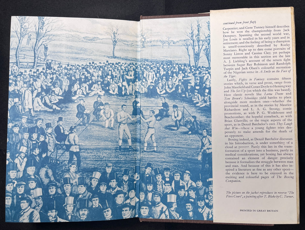 The Boxing Companion by Denzil Batchelor - 1964 1st Edition Boxing Book (Hardcover w/Dustjacket)