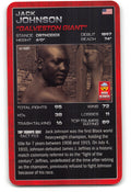 JACK JOHNSON 2024 Top Trumps Boxing Card BOXING ICONS "Galveston Giant"