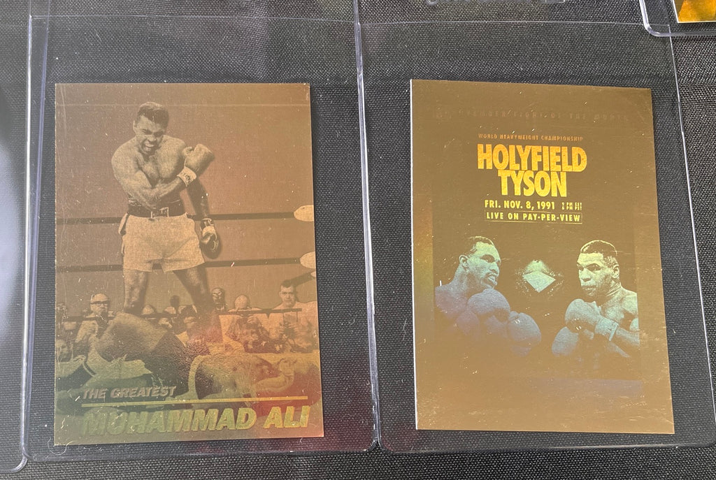 1992 Kayo Heavyweight Holograms Complete Set (10) + Rocky Marciano Prototype Card MIKE TYSON, MUHAMMAD ALI +++