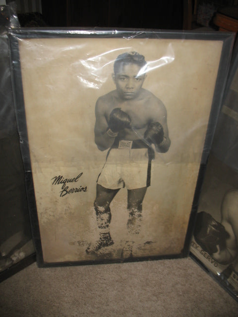 c. 1940s-50s 22x32 Vintage Large-Format Bar Style Boxing Photo Collection - Gus Lesnevich, Marty Servo, Miguel Berrios