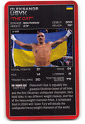 OLEKSANDR USYK (Pro Career RC) 2024 Top Trumps Boxing Card BOXING ICONS The Cat