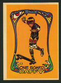 1978 Donruss ONE BOARD DAFFY All-Pro Skateboard Sticker Trading Card
